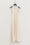 BASERANGE Adjustable Strap Apron Dress Collection, from Portugal. Color: Off-white (BAS-DRAP-RS-000-MIBAI)